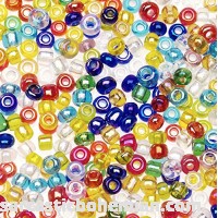 Darice Glass Seed Beads Multicolor Crystal 2-Cut B002PNW41I